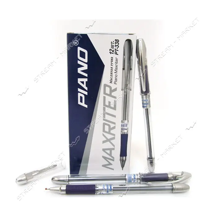 Ручка масляная Piano PT-338vio Maxriter фиолетовая