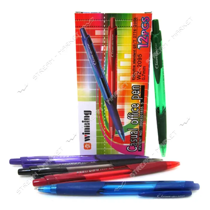 Ручка шариковая Winning WZ-2095 Office pen автоматическая синяя                                     