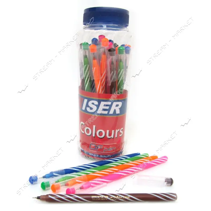 Ручка масляная Wiser colorus-bl Colours 0.6мм синяя