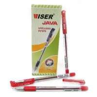 Ручка масляная Wiser java-rd Java 0.7мм красная                                                     