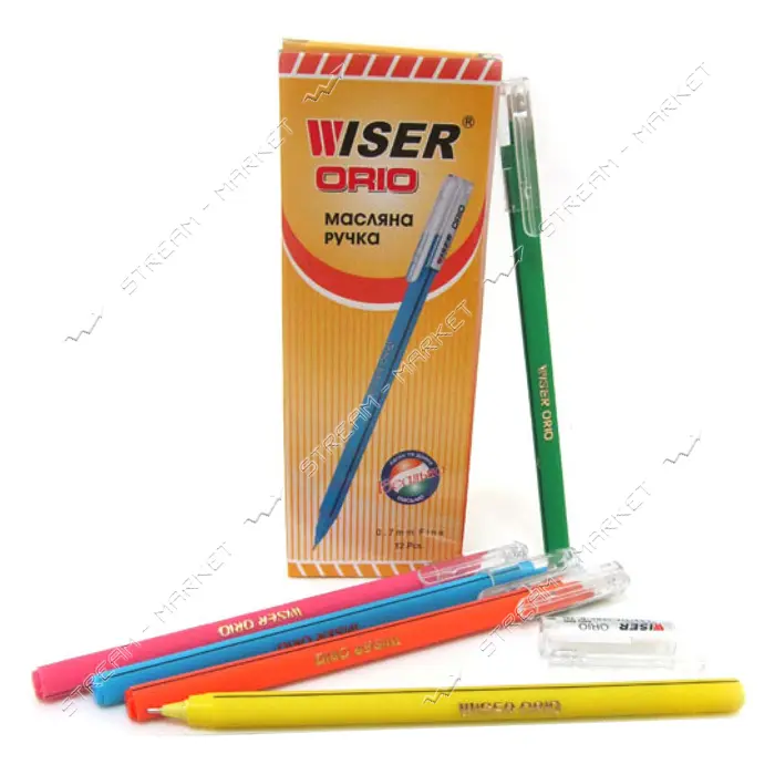 Ручка масляная Wiser Orio orio-bl 0.7мм синяя