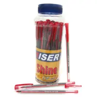 Ручка масляная Wiser shine-rd Shine 0.6мм красная                                                   