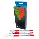 Ручка масляная Goldex 892-rd Ezi Grip 0.7мм стержень 10км красная
