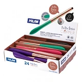 Ручка шариковая Milan 176593924 Stylus Copper автоматическая 1мм синяя