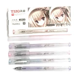 Ручка гелевая Techjob Tizo Girl TG30911BC 0.38мм черная