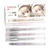 Ручка гелевая Techjob TG30911BL Tizo Girl 0.38мм синяя                                              
