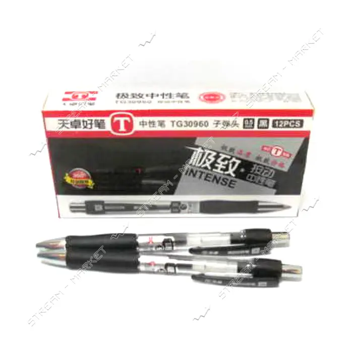 Ручка гелевая Techjob TG30960BС Classic 0.5мм черная
