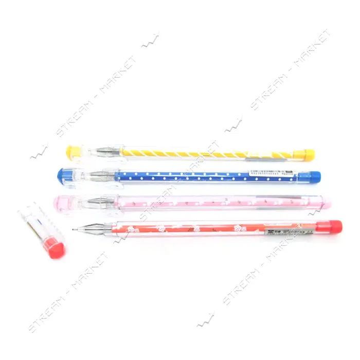 Ручка гелевая Techjob TG31710BС Colorful 0.5мм черная                                               