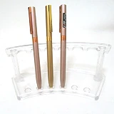 Ручка гелевая Baixin GP6601G металлическая 0.5мм синяя