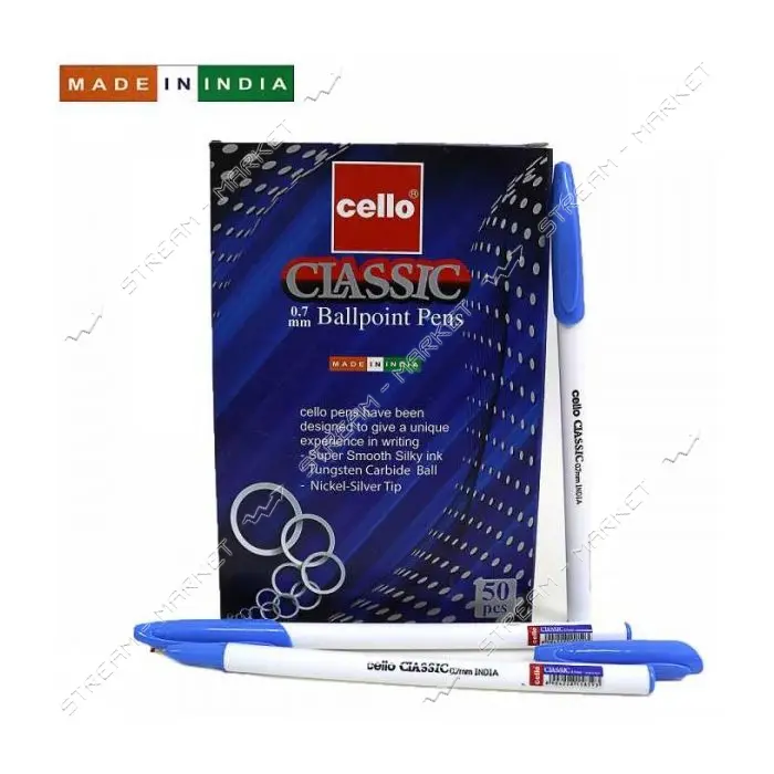 Ручка шариковая Cello Original Classic 0.7мм синяя                                                  