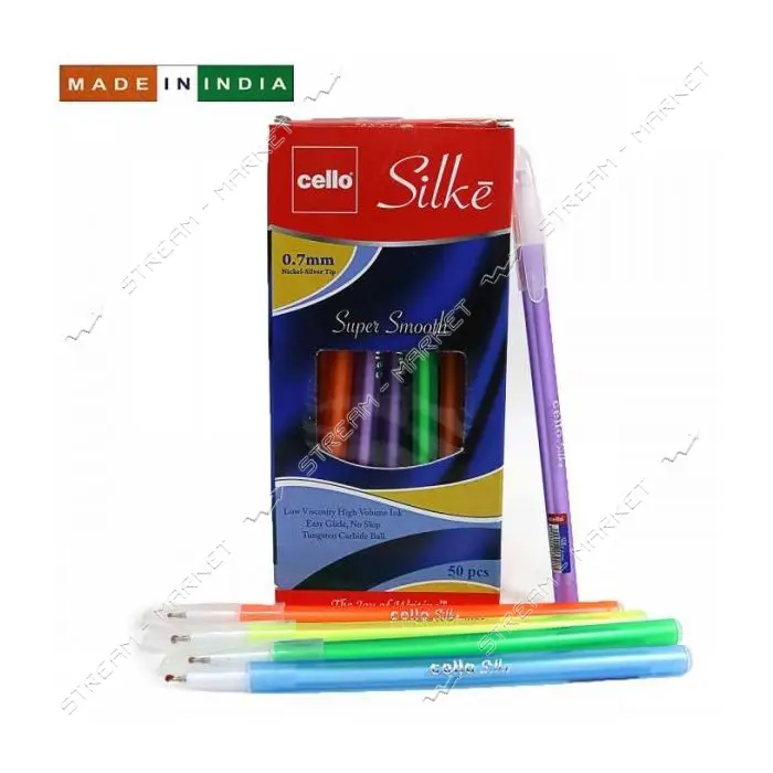 Ручка шариковая Cello Original Silke 0.7мм синяя                                                    