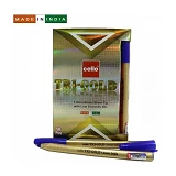Ручка шариковая Cello Original Tri-mate-GOLD 1мм синяя
