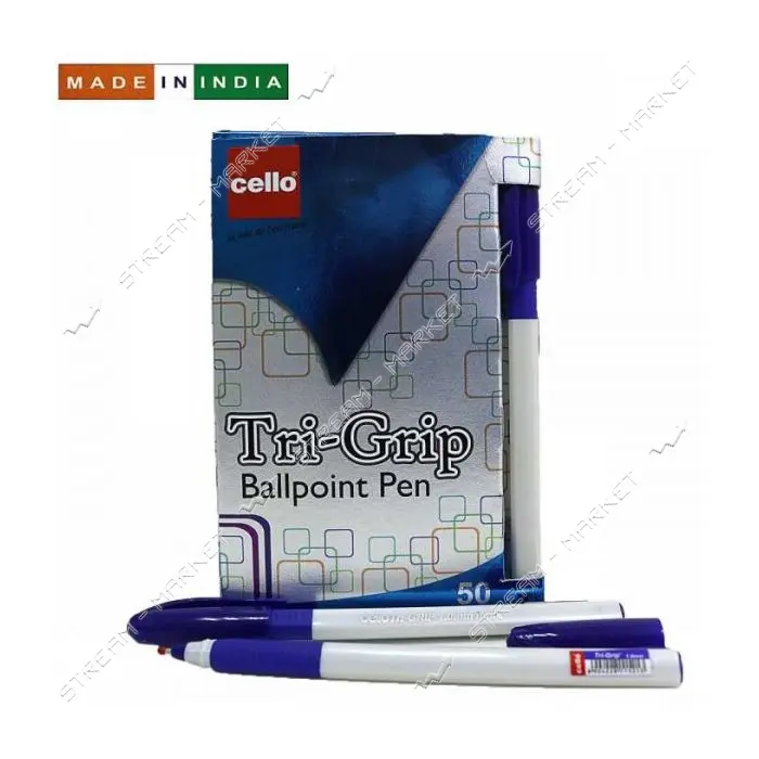 Ручка шариковая Cello Original Trigrip 1мм синяя                                                    