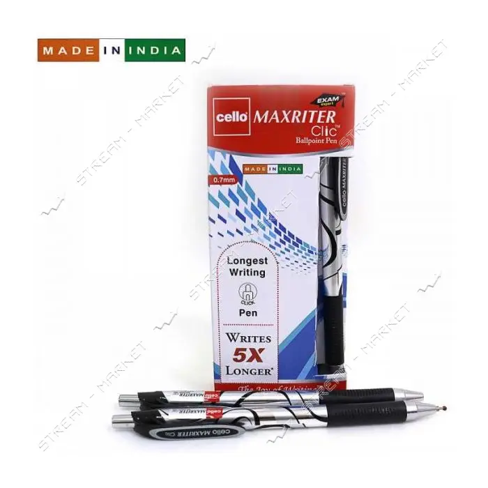 Ручка шариковая автомат Cello Original Maxriter Clic 0.7мм черная                                   