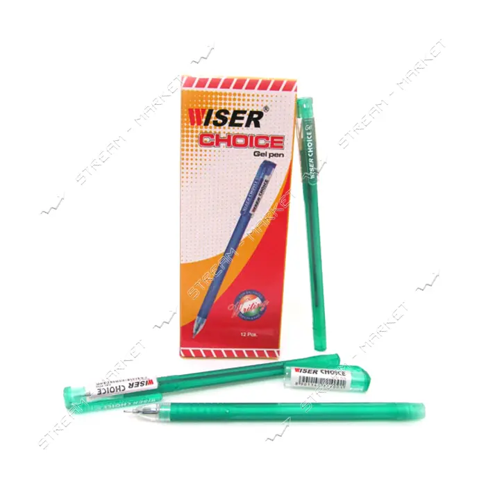 Ручка гелева Wiser gr-choice Choice 0.6мм зелена                                                    