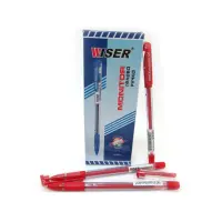 Ручка гелевая Wiser mon-gel-rd Monitor 0.6мм красная                                                