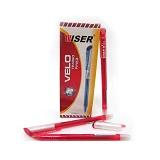 Ручка гелевая Wiser velo-rd Velo 0.6мм красная