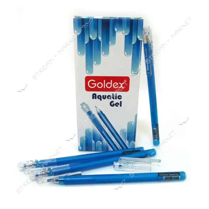 Ручка гелевая Goldex 881-aq-bl AQUATIC GEL 0.6мм синяя                                              
