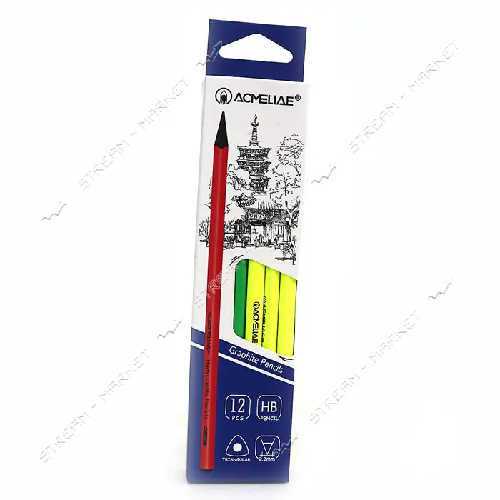 Карандаш Acmeliae 43515 НВ Неон чернографитный