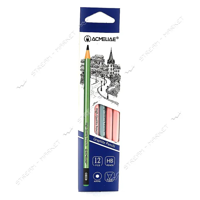 Карандаш Acmeliae 43516НВ чернографитный                                                            