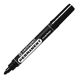 Маркер Centropen 8566-ВК круглый наконечник перманентный черный                                     