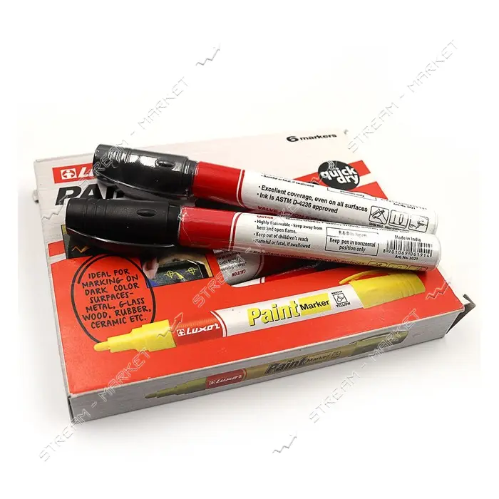 Маркер краска Luxor Paint 880 3021 черный