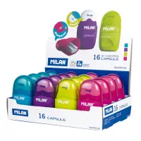 Ластик плюс точилка Milan 4701116 Capsule 6.5х3.5 см                                                