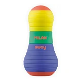 Ластик плюс точилка Milan 4716240 Sway Mix 6 см                                                     