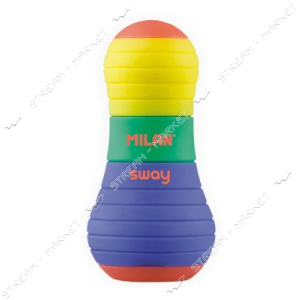 Ластик плюс точилка Milan 4716240 Sway Mix 6 см                                                     