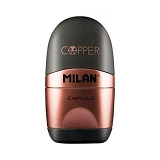 Ластик плюс точилка Milan 4717112 Capsule Copper 6.5х3.5 см                                         