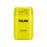Ластик плюс точилка Milan 4719116 Compact Fluo 6.5х4 см двойная
