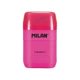 Ластик плюс точилка Milan 4719116 Compact Fluo 6.5х4 см двойная