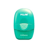 Ластик плюс точилка Milan 4900116 Compact Fluo 5х3.5 см