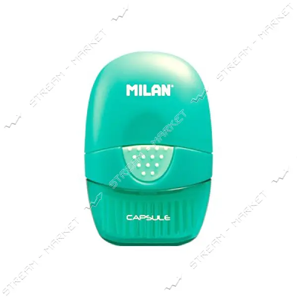 Ластик плюс точилка Milan 4900116 Compact Fluo 5х3.5 см