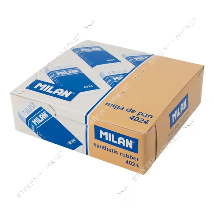 Ластик Milan CNM4024 5х2.3х0.9 см прямоугольный                                                     