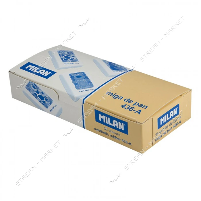 Ластик Milan CNM436А 3.9х2.3х0.9 см прямоугольник                                                   