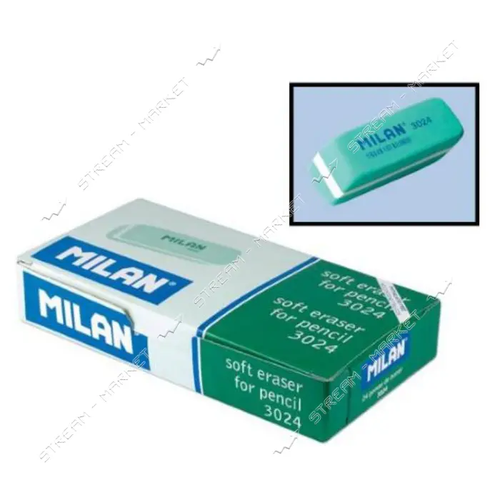 Ластик MILAN CPM3024 Soft 5.9х1.9х1.2 см прямоугольный