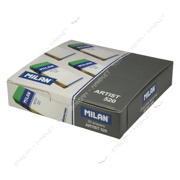 Ластик Milan CPM520 6.1х2.3х1.2 см прямоугольный
