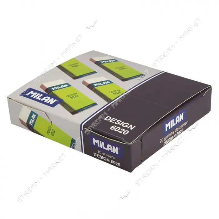Ластик Milan CPM6020 6.1х2.1х1.1см прямоугольный                                                    
