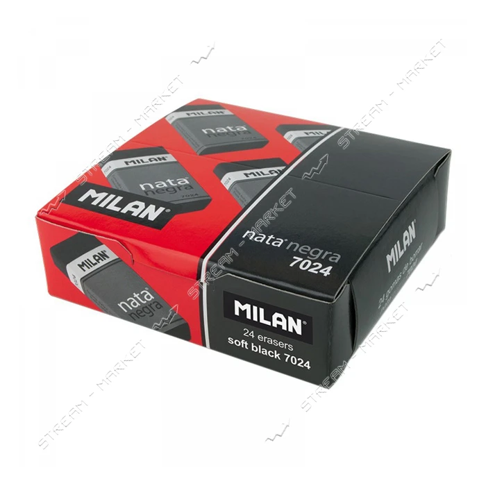 Ластик Milan СРМ7024CF Nata negra 5х2.3х1 см прямоугольный