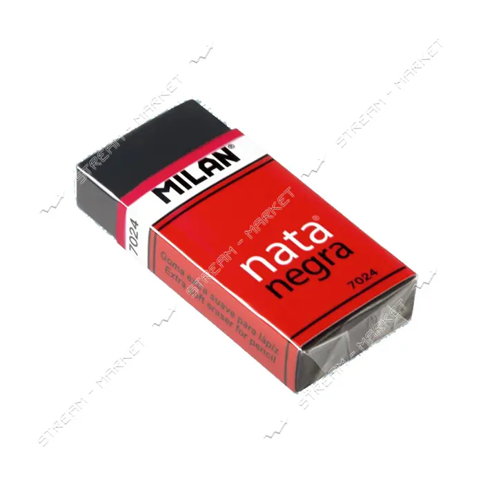 Ластик Milan СРМ7024CF Nata negra 5х2.3х1 см прямоугольный