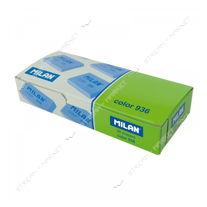 Ластик Milan СРМ936 Top graphic 3.9х2.3х0.9 см прямоугольный                                        