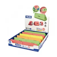 Точилка MILAN 20153212 Slide Fluo 7х2.7х2.7 см подвійна колір mix                                   