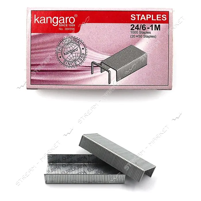 Скобы Kangaro 24/6 1000шт