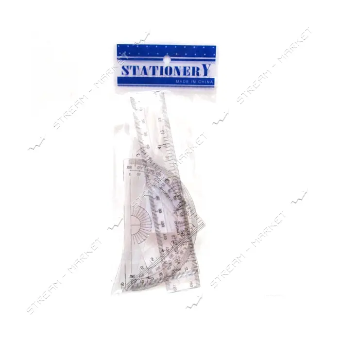 Набор линеек J.Otten StationerY DSCN1027 15см прозрачный