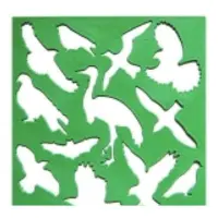Трафарет птицы Люкс Колор ТП-12 Украина 2шт                                                         
