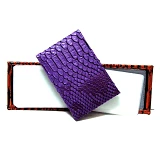 Визитница горизонтальная Snake violet 32 карты