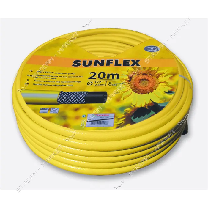 Шланг для полива трехслойный Sunflex WMS3/430 3/4" 30м