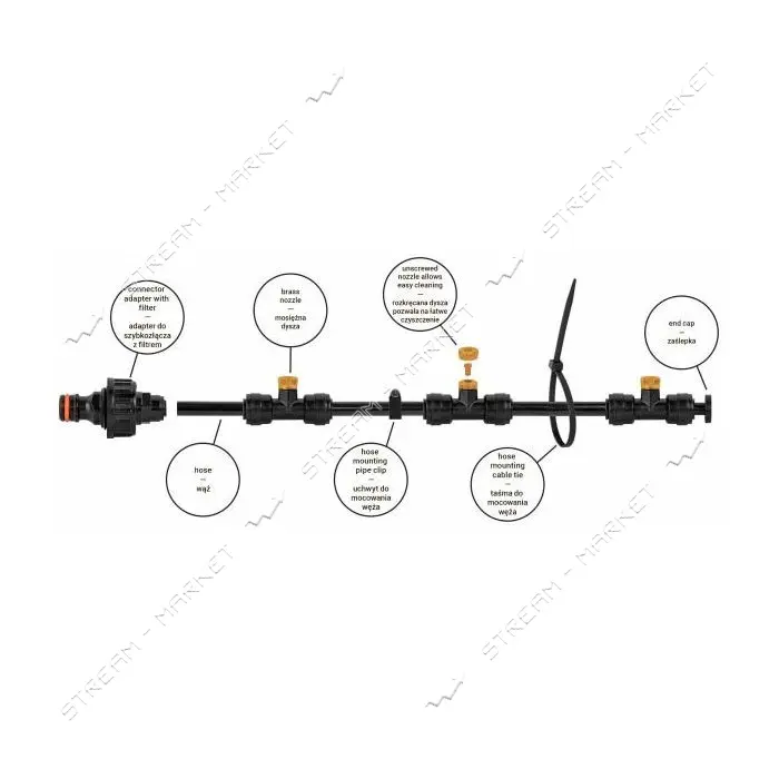 Садовый водяной туманообразователь Eco Line Z-1007 7м