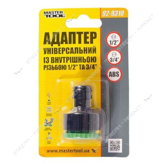 Адаптер для коннектора Master-tool 92-9310 1/2" ВР-3/4" ВР                                          